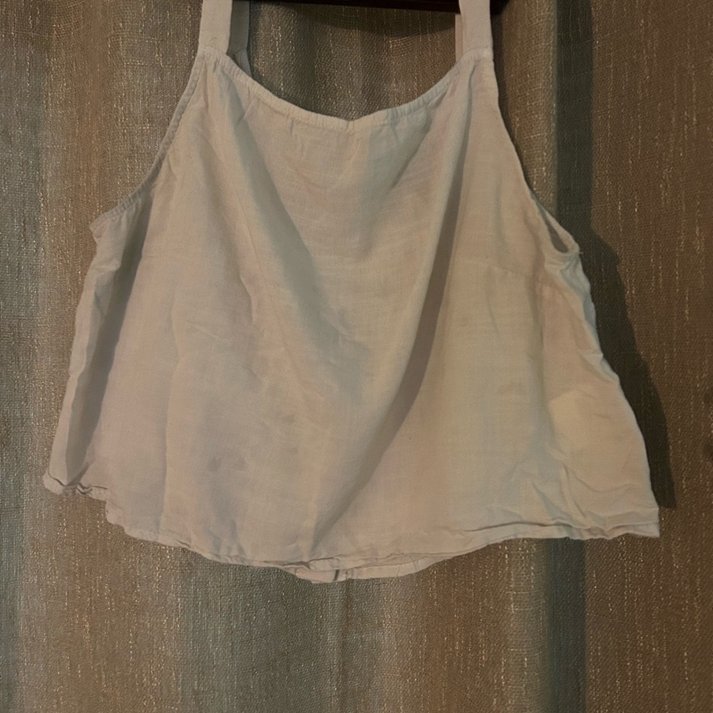 Modcloth Cream Crop Top